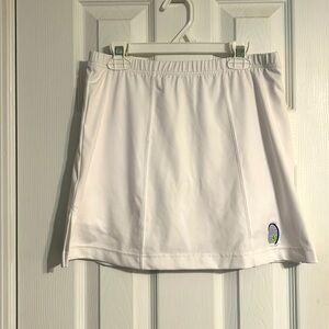 White Tennis Skort